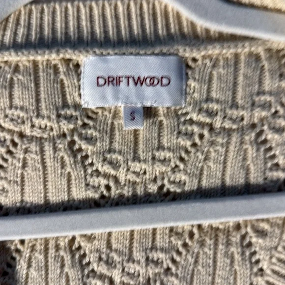 NWOT Driftwood Nancy Cardigan Size S color: Oat - Picture 7 of 12